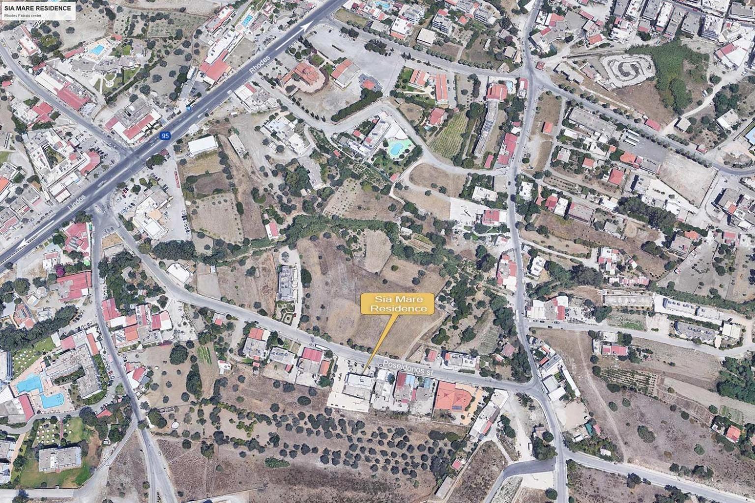 Sia Mare Residence Faliraki Bagian luar foto